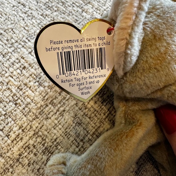 Vintage Ty Beanie Baby Scat the Cat Stuffed Animal Kids Collectible Unisex 1999 - Picture 4 of 9